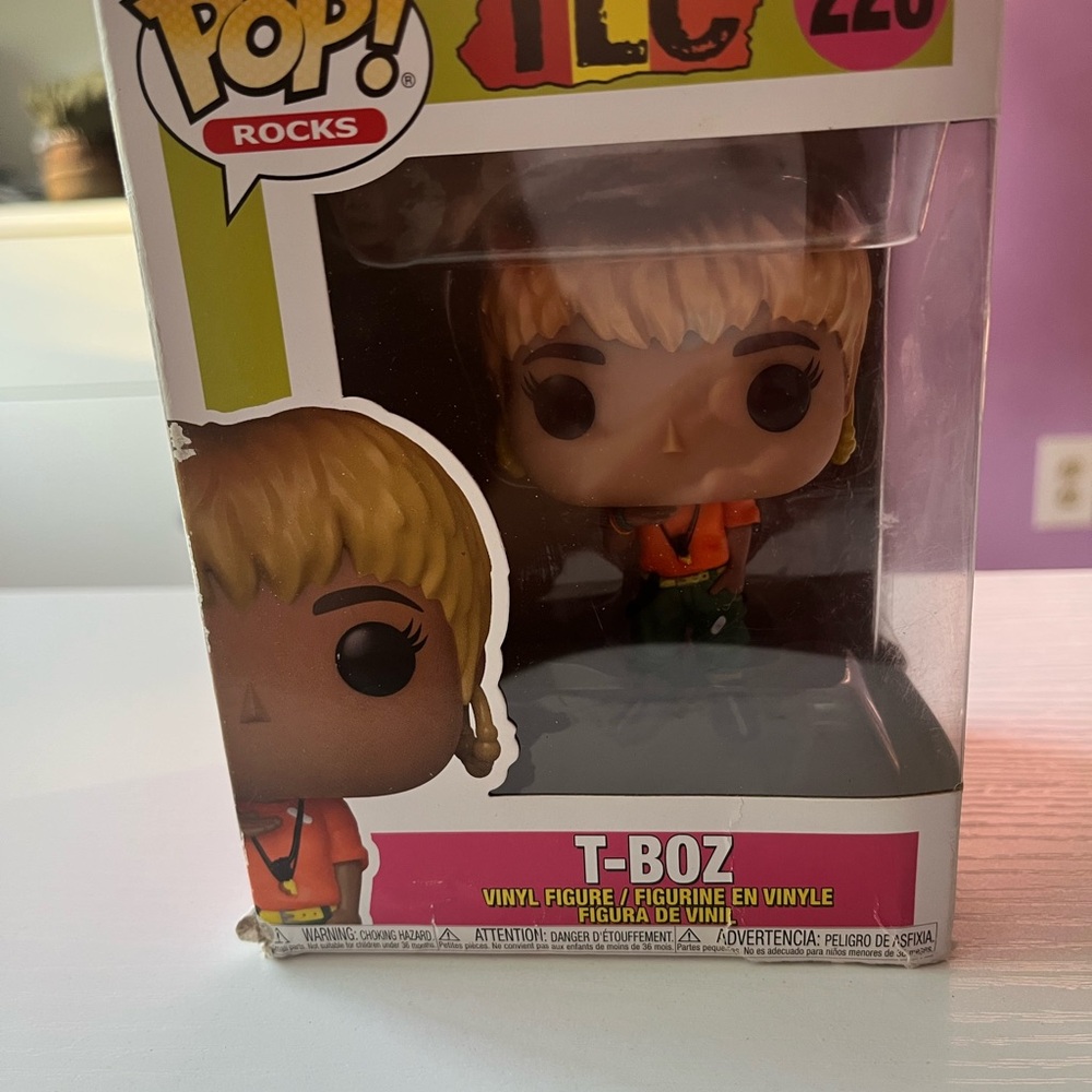 Funko Pop Rocks T-Boz in Orange and Green